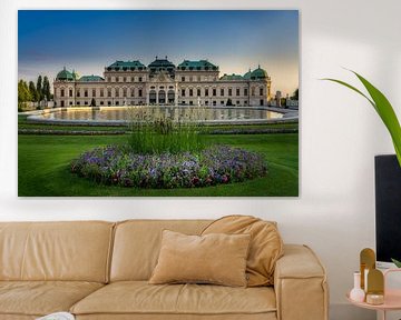 Castle Belvedere Vienna by Rene Siebring