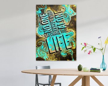 Life, un slogan inspirant sur KalliDesignShop