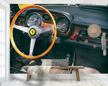 Ferrari 275 GTS Italiaanse klassieke sportwagen interieur van Sjoerd van der Wal Fotografie