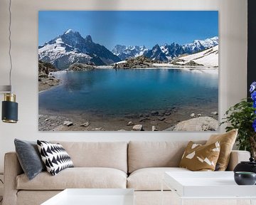 Lac Blanc in de Franse Alpen van Linda Schouw