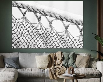 Close up fishing net - Close up fishing net by Jurjen Veerman