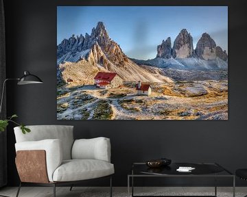 Drei Zinnenhütte in den Dolomiten in Südtirol von Voss Fine Art Fotografie