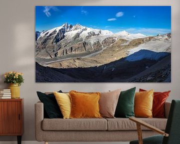 Panorama van de Großglockner in Oostenrijk van Christian Peters