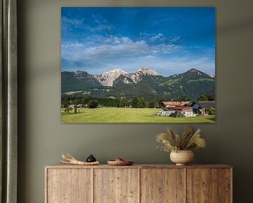 Uitzicht over de bergen van de Berchtesgadener Alpen van Animaflora PicsStock