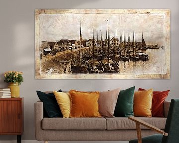 Port of Old Volendam by Dutch Art