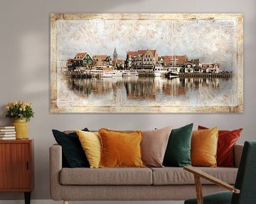 Hafen Volendam von Dutch Art