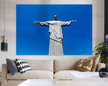 La statue du Christ Rédempteur à Rio de Janeiro, Brésil, Amérique du Sud. sur WorldWidePhotoWeb