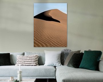 Dune de sable dans le désert en Iran
