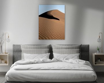 Zandduin in de woestijn in Iran