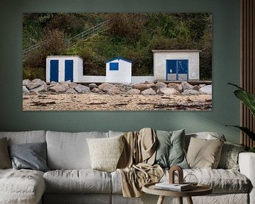 Maisons de plage au bord de la mer 02 sur Mia Art and Photography