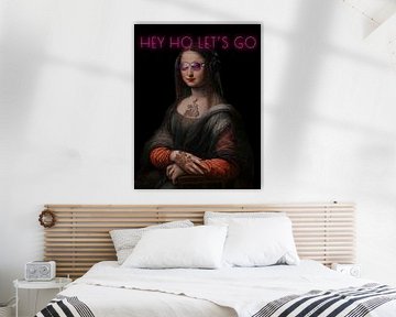 Mona Lisa Hey Ho Let's Go sur Rene Ladenius Digital Art