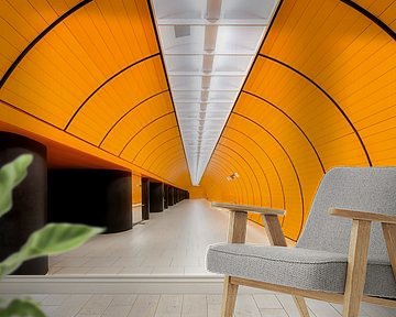 Marienplatz underground station in Munich by Dieter Meyrl