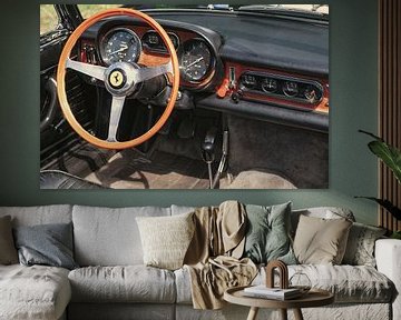 Ferrari 275 GTS Italian classic sports car interior by Sjoerd van der Wal Photography