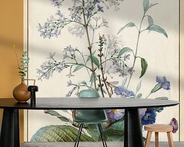 A bouquet of flowers and insects, Pierre-Joseph Redouté