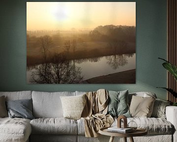 Sunrise on a river