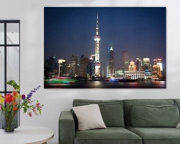 Shanghai Skyline by Norma Jesse