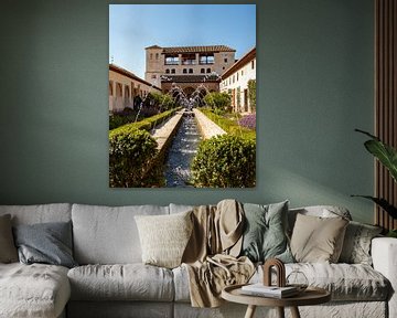 The palace the Generalife by Jordy Blokland