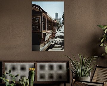 Straßenbahntour San Francisco | Reisefotografie Kunstdruck | Kalifornien, U.S.A. von Sanne Dost