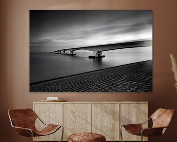 Zeeland bridge, the longest bridge in the Netherlands, in the Dutch province of Zeeland by gaps photography