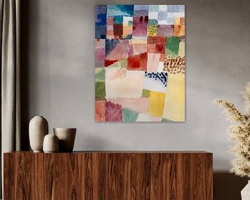 Motif from Hammamet (1914) painting by Paul Klee. van Studio POPPY