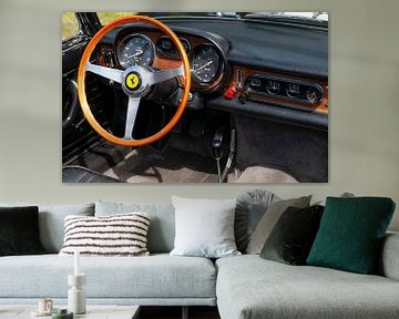 Ferrari 275 GTS Italian classic sports car interior by Sjoerd van der Wal Photography