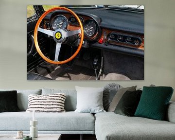 Ferrari 275 GTS Italiaans klassiek sportwagen interieur van Sjoerd van der Wal Fotografie