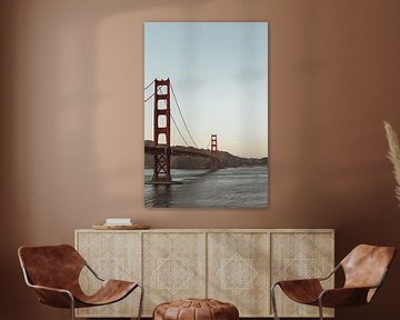 Portrait of the Golden Gate Bridge in San Francisco | travel photography fine art photo print | Cali by Sanne Dost