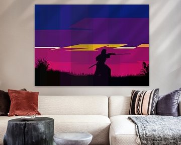 The Last Samurai Silhouette van Artkreator