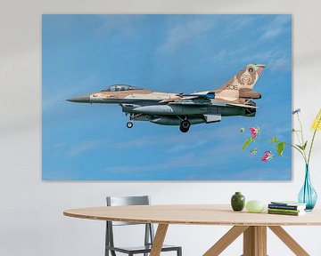 Israeli Air Force F-16C "Barak" van 101 Squadron. van Jaap van den Berg