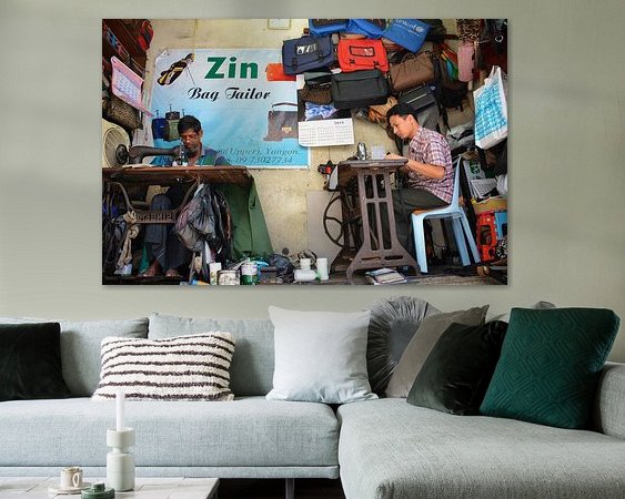 Example of the artwork in a room