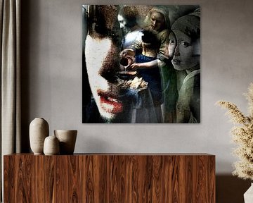 Oude meesters Het Melkmeisje ontmoet het meisje met de Parel