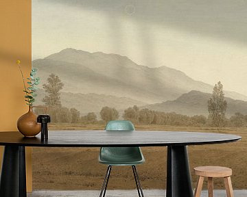 Nieuwe maan boven het Riesengebergte, Caspar David Friedrich