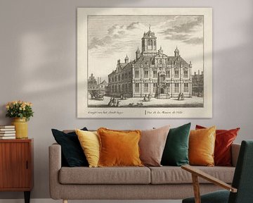 Delft, Stadhuis, 1736 van Atelier Liesjes