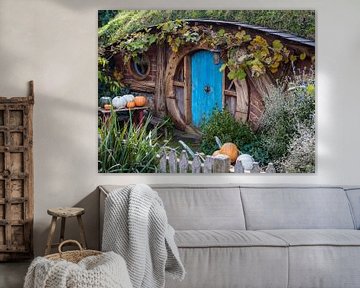 Hobbit Huis in Hobbiton van Lennard Gog