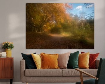 Herbstwald im Stil der alten Meister von Felix Sedney