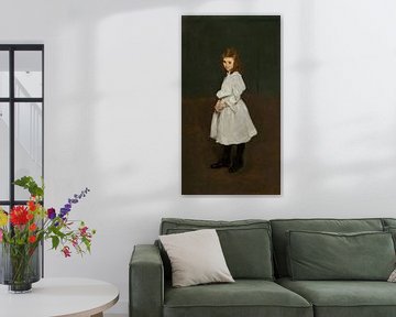 Little Girl in White (Queenie Burnett), George Bellows