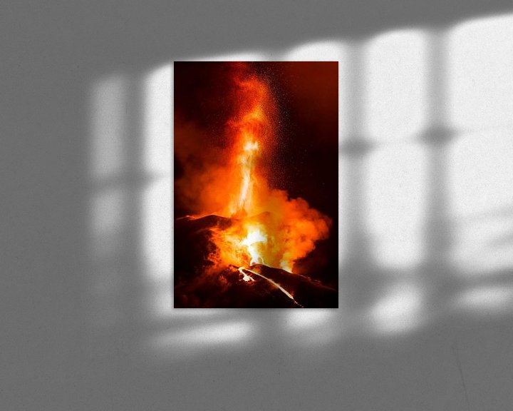 Sfeerimpressie: De Uitbarstende Vulkaan van Sander Meertins