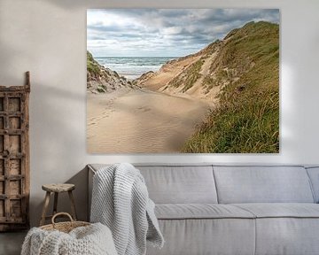 Op het strand van Vorupør van Katrin May