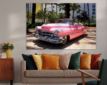 Pink Cadillac in Miami Beach Florida van Thomas Zacharias
