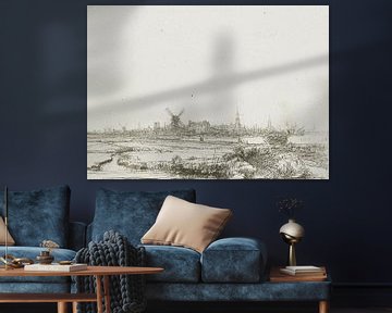 Rembrandt van Rijn, Ansicht von Amsterdam