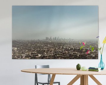 Skyline Los Angeles | Reisefotografie Fine Art Fotodruck | Kalifornien, U.S.A. von Sanne Dost