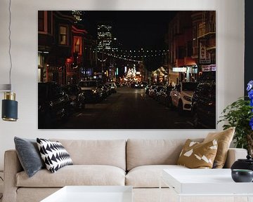 Avond in San Francisco | Reisfotografie fine art foto print | Californië, U.S.A. van Sanne Dost