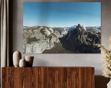 Uitzicht in Yosemite National Park | Reisfotografie fine art foto print | Californië, U.S.A. van Sanne Dost