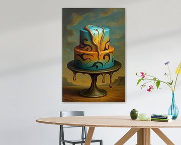 Melting Moments -  A Dalí-Inspired Cake van GᎥรєlค Art Ŧ๏г Y๏ย