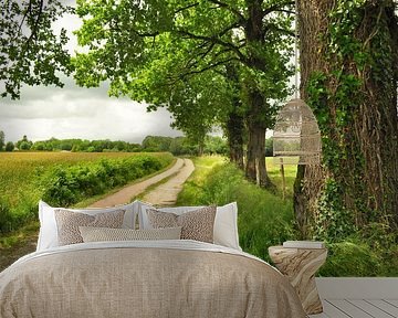 Summer landscape with road by Corinne Welp