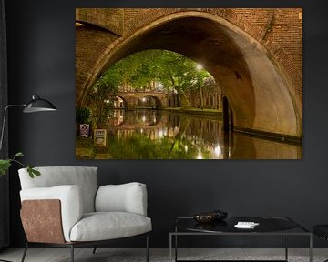 Utrecht Oudegracht: Hamburgerbrug van Martien Janssen