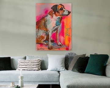 Jack Russell dog by Liesbeth Serlie