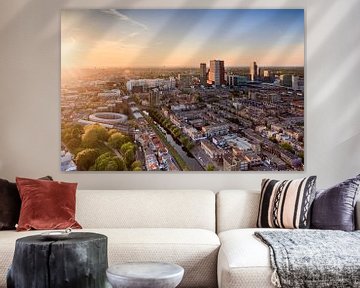 Aerial view of the inner city of The Hague by gaps photography