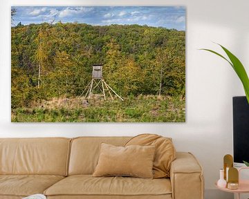 Landschap in de herfst, Gernrode