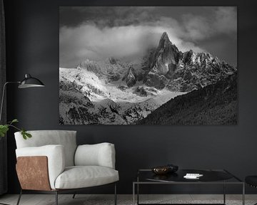 Les Drus after the storm by Menno Boermans